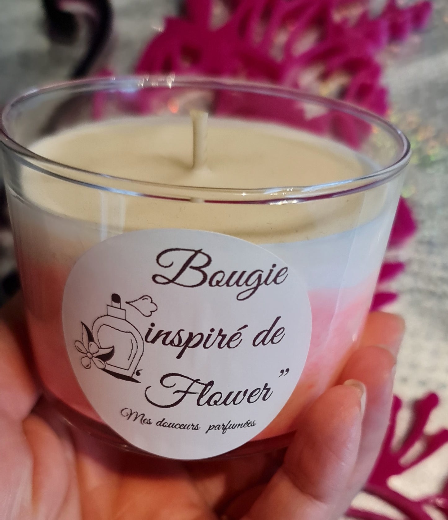 Bougie inspiration Flower