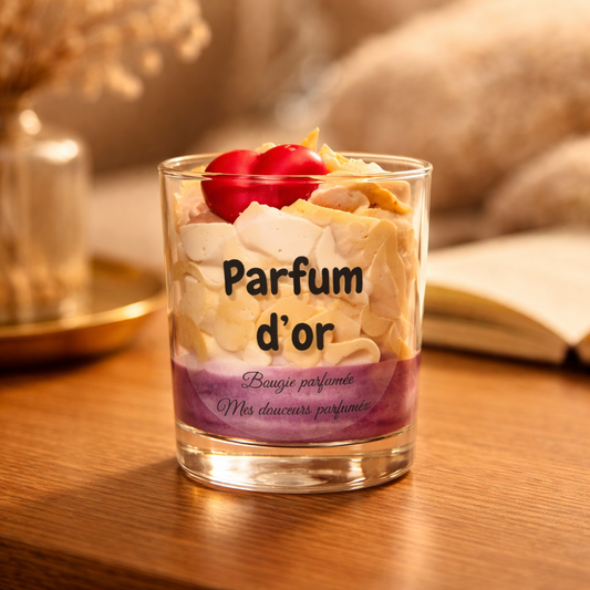 Bougie gourmande Parfum d'or