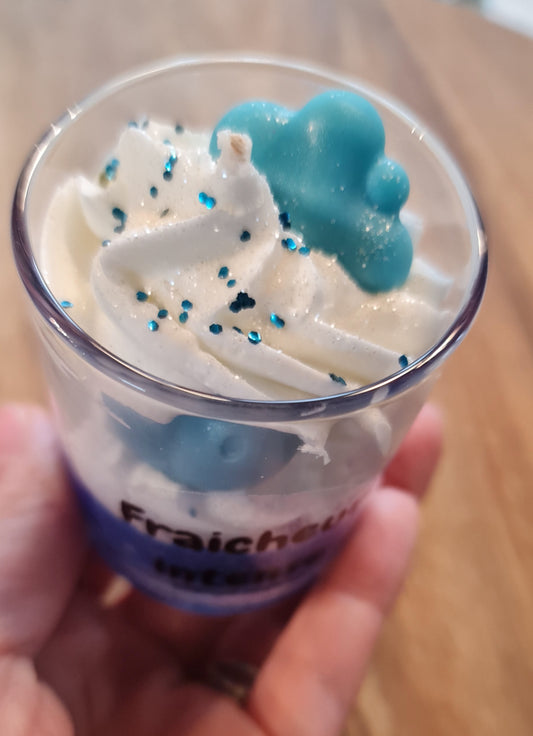 Bougie gourmande linge propre