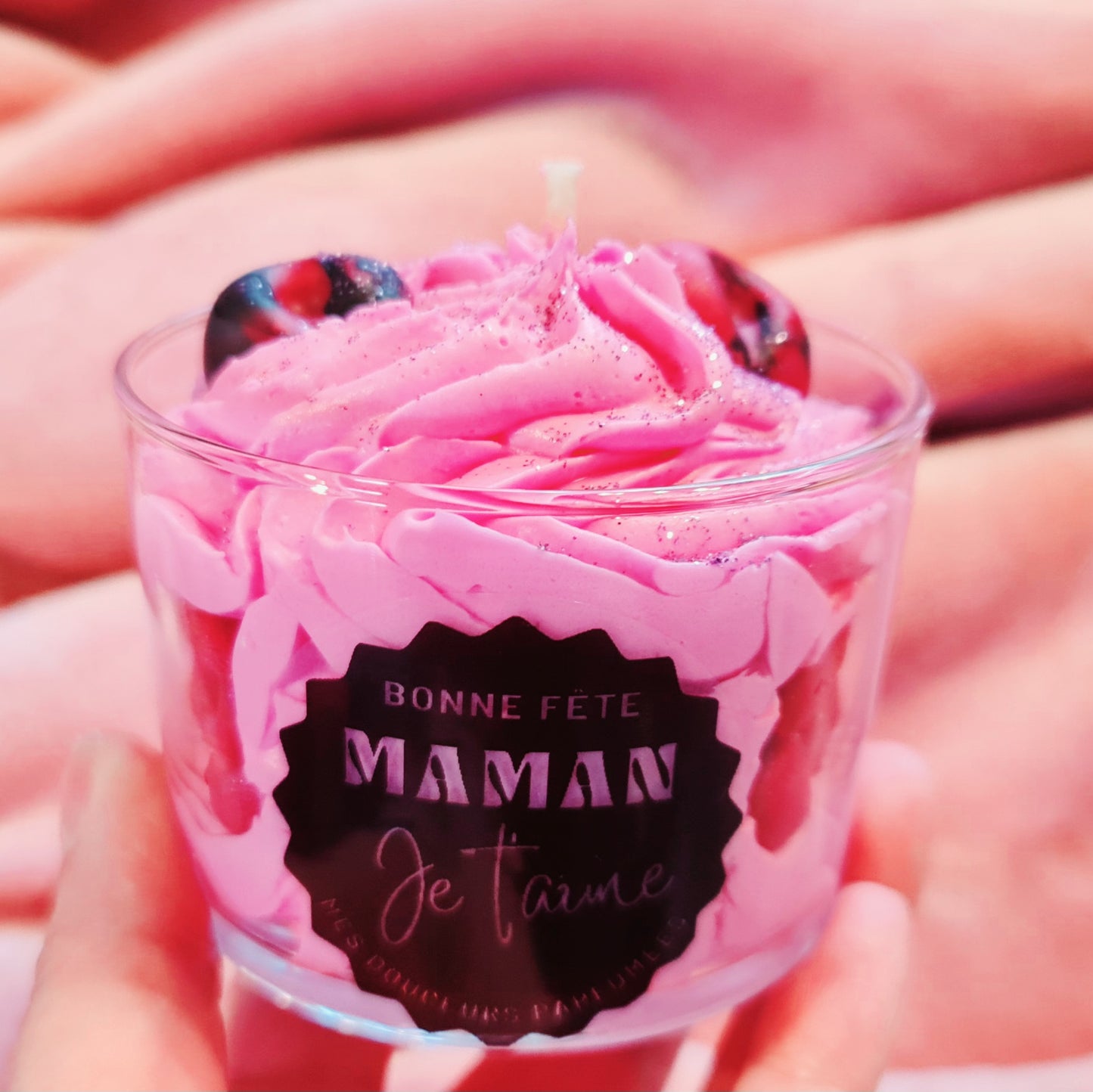 Bougie gourmande Cerise noire