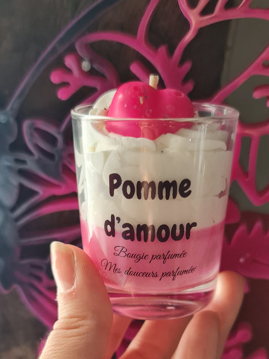 Bougie gourmande Pomme d'amour