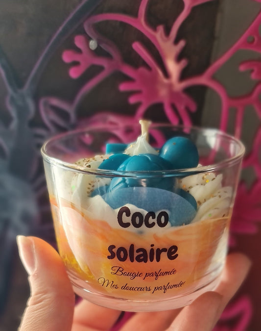 Bougie gourmande Coco solaire