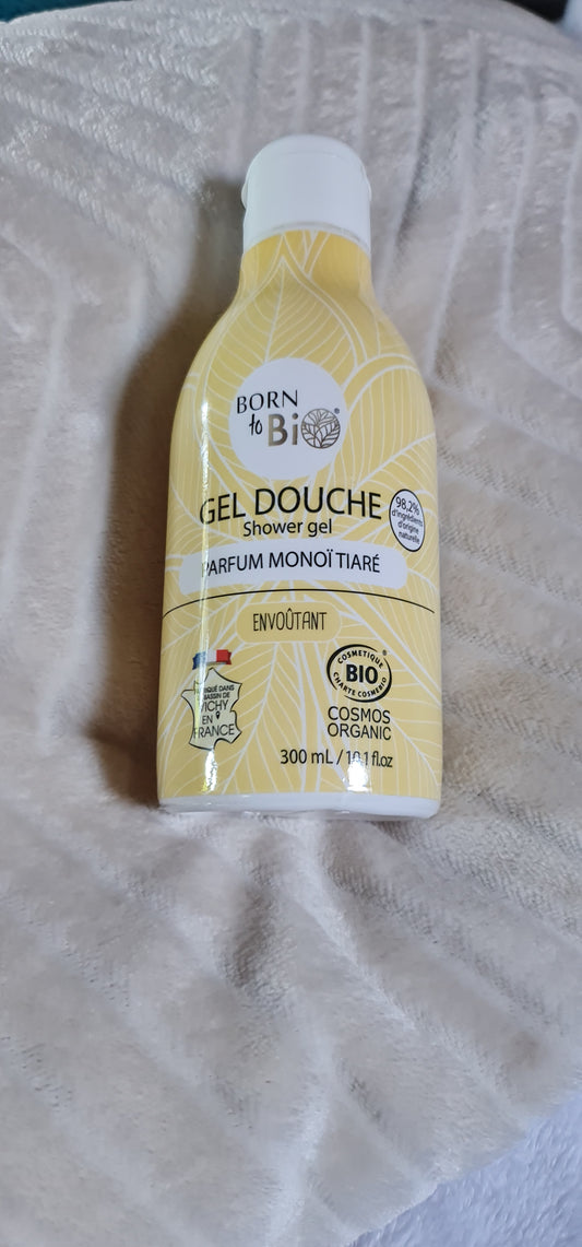 Gel douche Monoï tiaré Bio